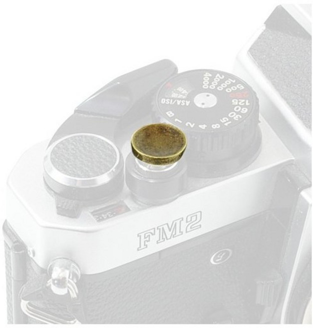 호루스벤누 나사식 소프트버튼 SB-05 오목/황동 (수제/고급형) 1+1 2개, 1개