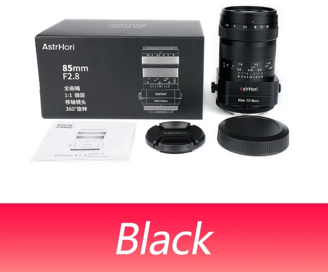 AstrHori 틸트 85mm F2.8 풀 프레임 미러리스 카메라 렌즈 (소니 E 후지필름 캐논 R L 마운트 호환) 곤충, 02 후지 xf, 01 Tilt 85mm F2.8