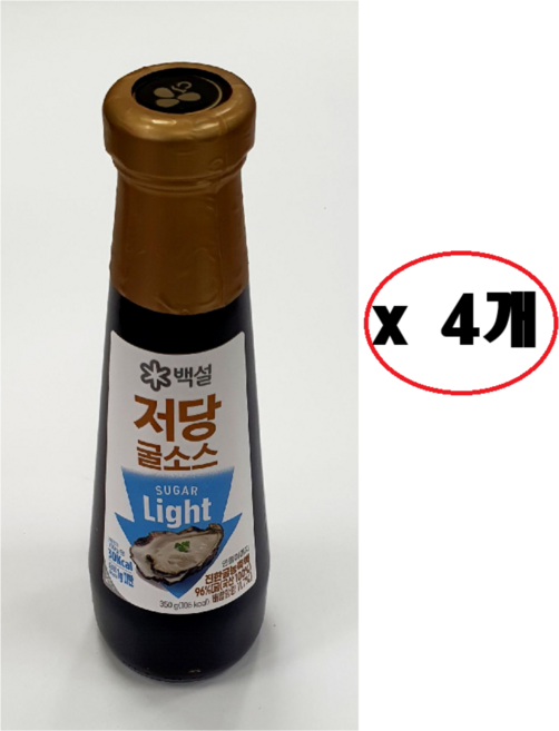 백설 저당 굴소스, 350g, 4개