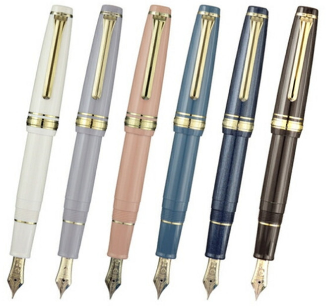 세일러 만년필 프로 기어 슬림 미니 14K 금촉 6colors, -340(A블루)