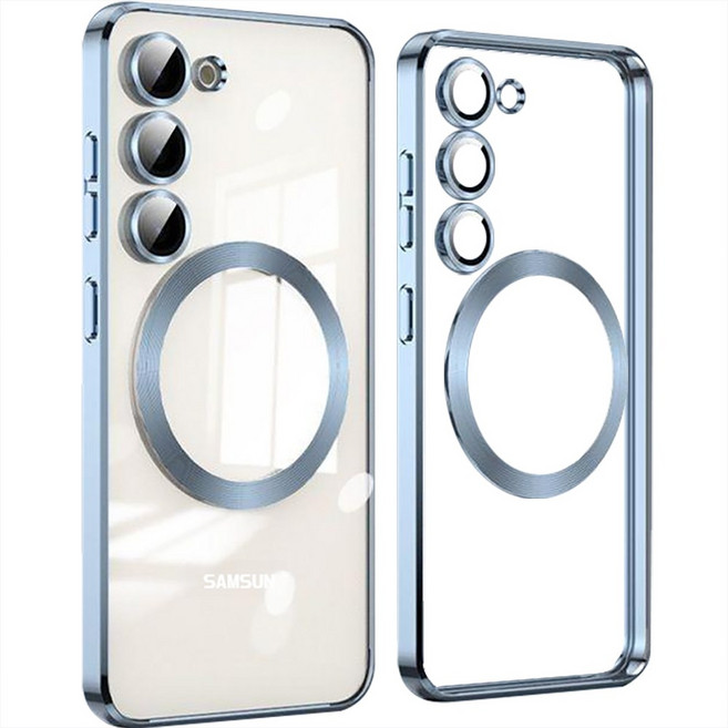 갤럭시 맥세이프 무변색 렌즈보호 풀커버 투명 케이스