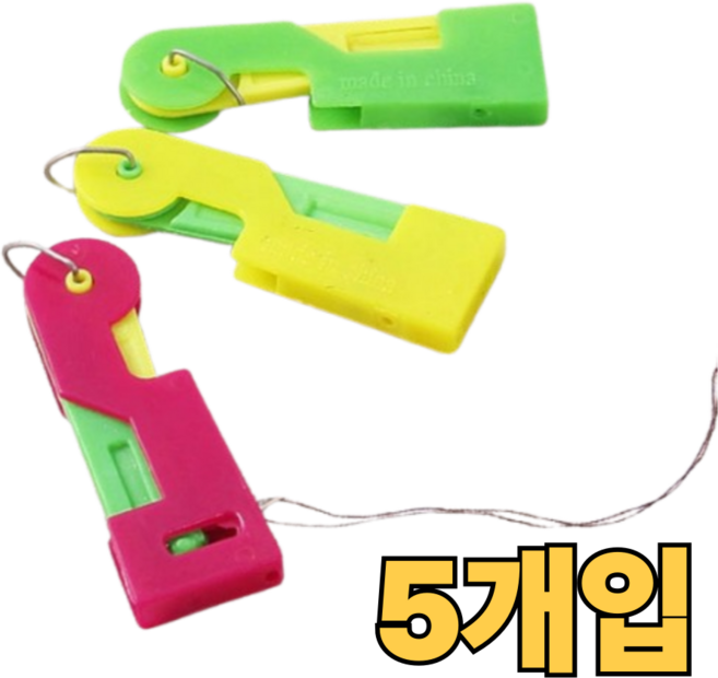 하루코너 간편 바느질 자동 실꿰기 바늘 실 끼우기 손바느질 가이드, 5개, 랜덤