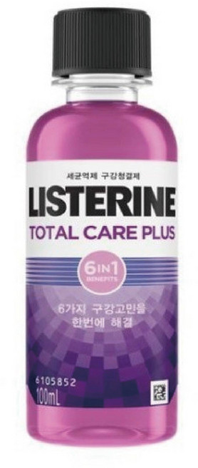 리스테린 토탈 케어 플러스 구강청결제, 100ml, 24개