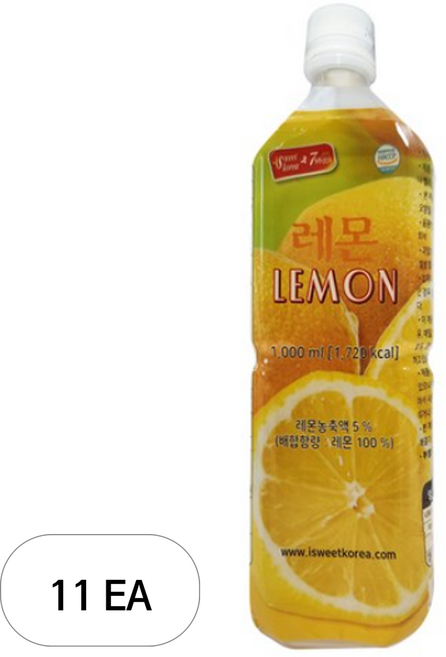 스위트코리아 레몬액상, 1L, 11개