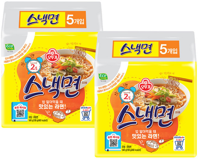 오뚜기 스낵면 봉지면, 10개
