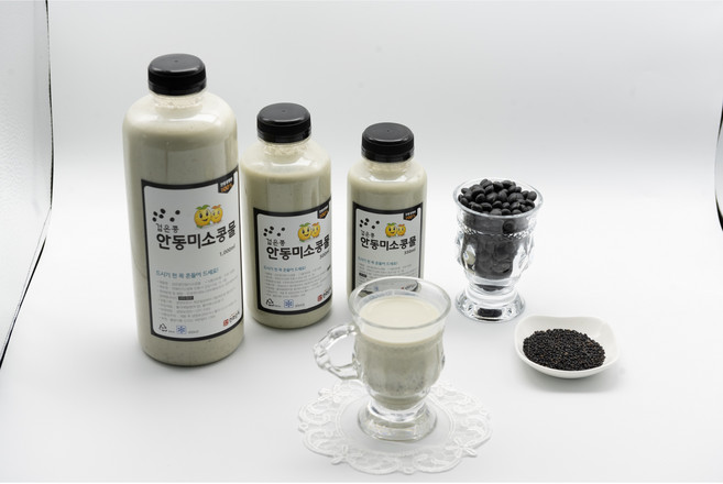 검은콩 콩물(서리태) 해양심층수로 만든 국산 안동생명콩 100%, 500ml, 2개