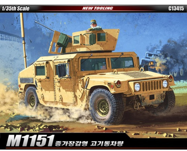 1/35 M1151 증가장갑형 고기동차량 (13415), 1개