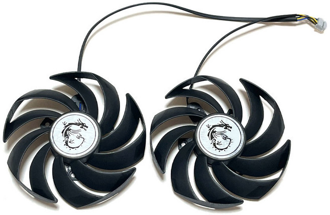 선풍기 카드 냉각 MSI RTX 3060TI 게이밍 트리오 X 비디오 3080 3080TI 3070 신제품 3070TI 3090, FAN B, 1개
