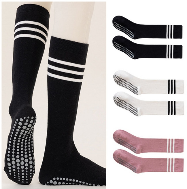 karakia 논슬립 니삭스 필라테스 요가 등산 스포츠 레깅스 장목 양말 3켤레