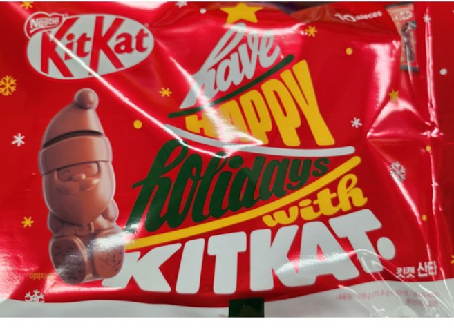 KitKat 산타 초콜릿, 116g, 1개