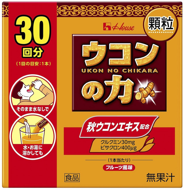 House 好侍 薑黃粉隨身包 水果風味, 30條, 1盒