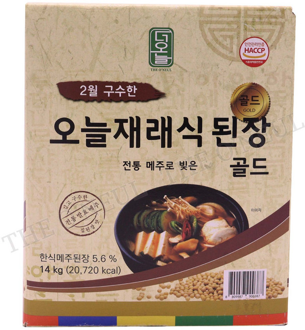오늘 재래된장골드, 1개, 14kg