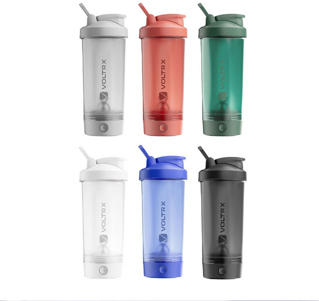 VOLTRX 電動搖搖杯 高蛋白自動攪拌杯 可拆卸底座 USB-C充電, 經典電動搖搖杯700ml-灰色, 1個, 700ml