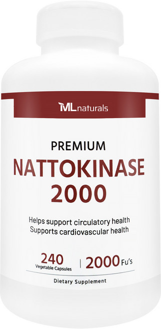 [미국빠른직구] 신제품 마이라이프 내추럴스 나토키나아제 2000 FU's, 240정, 1개
