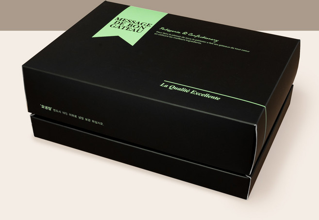 제이팩토리 선물포장 롤케익 상자 포장 케이스, 초록, 50개