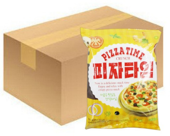 싱싱 피자타임 55g 40개입 1박스 추억 문방구 과자, 40개