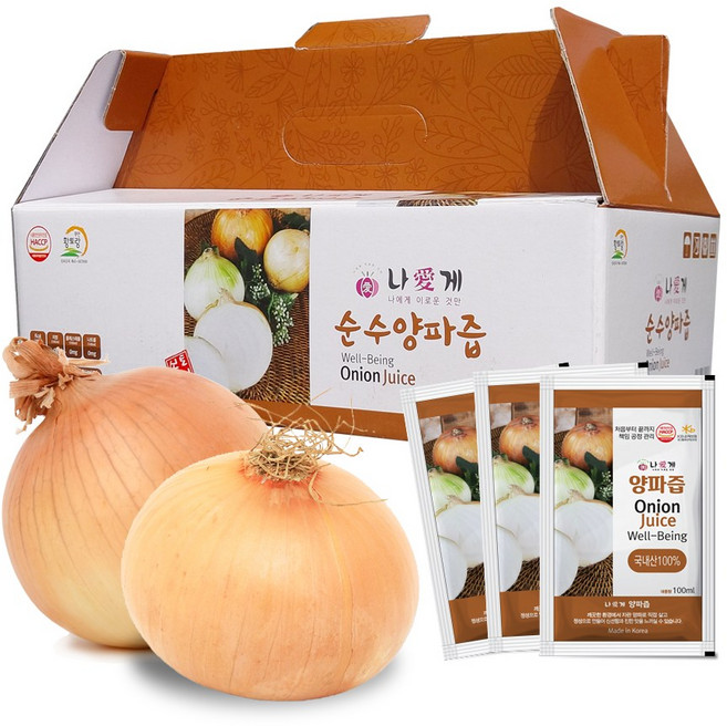 나애게 무안 순수 양파즙 100ml 30팩, 3L, 1개