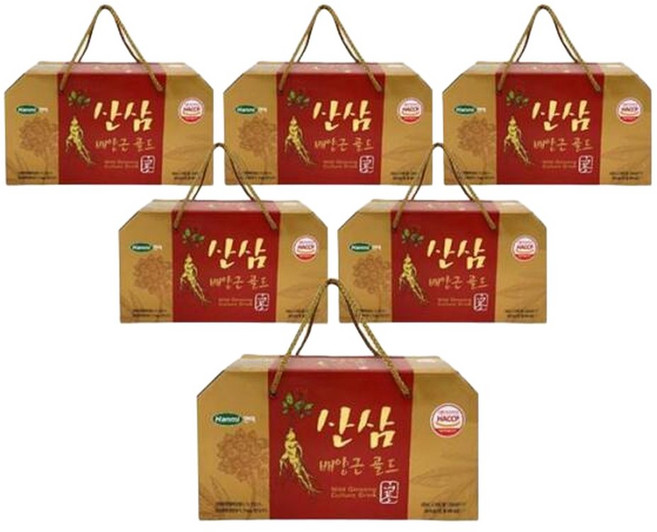 영진 산삼배양근골드 100ml 10개입 6개, 60개