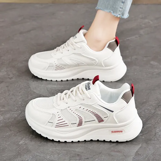 Modern Fashion 여성 발편한 키높이 운동화 메쉬 스니커즈 L40