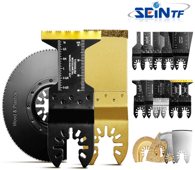 세인티에프 멀티커터날 모음 티타늄 금속용 목재용, 1개, 14. 다이아몬드 멀티 커터날(터보) 34mm