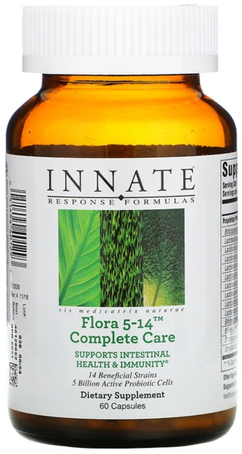 인네이트 Innate Response Formulas Flora 5-14 Complete Care 60 Capsules (Ice), 1개, 60정 - 쿠팡