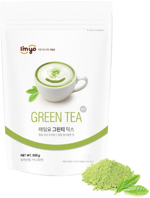 아임요 그린티 믹스 파우더, 500g, 1개입, 7개