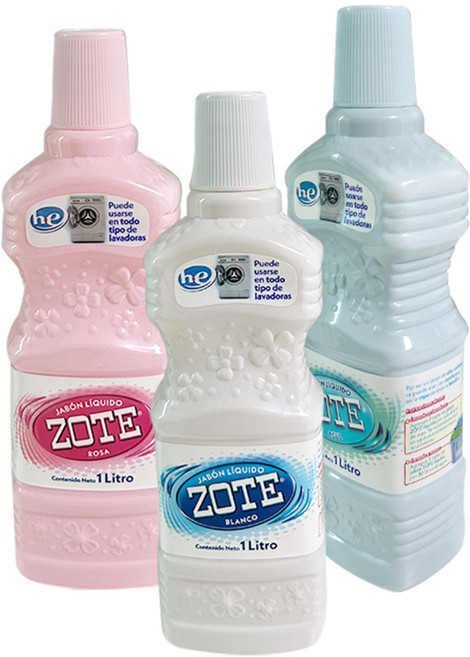 [ZOTE] 조트 멕시코 천연 세탁 세제 1L, 1개, 블루 1L