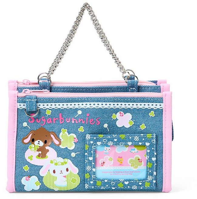 (SANRIO) 데님 파우치(무네키운 헤이세이 여아 아이템) 슈가버니즈 796468