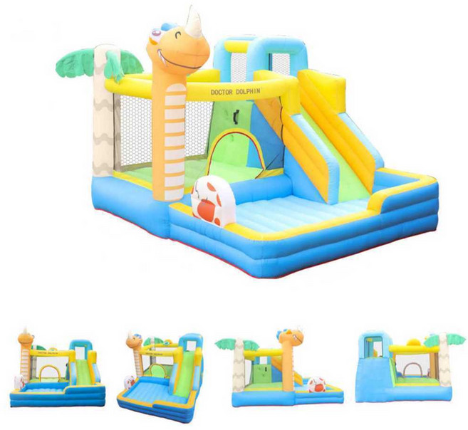 어린이 홈에어바운스 실내 미끄럼틀 트램펄린 오브제, 1개, 62085 가정용 트램폴린 캐슬