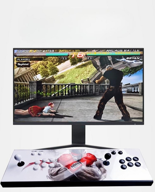 월광보합 판도라박스 미니 오락기 무선 오락실 아케이드 가정용 파이널 박스, 3D판도라35000 18코어 4인용 무선