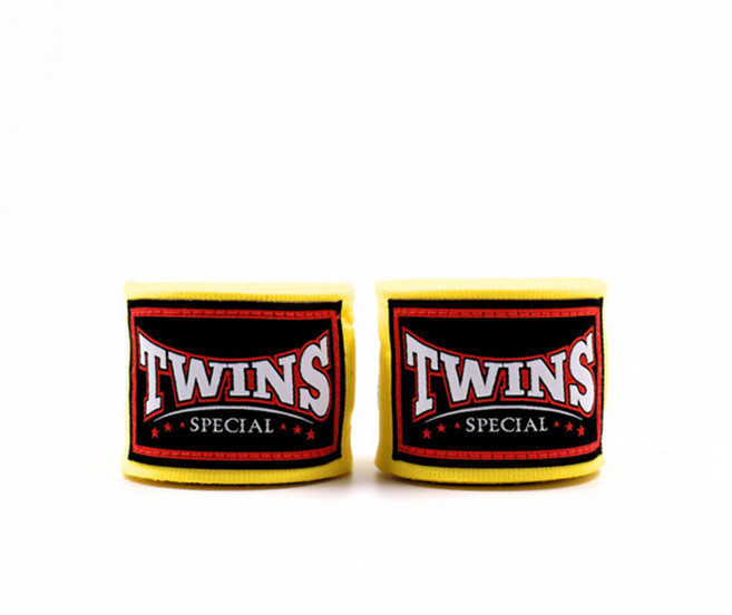 트윈스 CH5 복싱 핸드랩 4.5m / 권투 붕대 밴디지, 옐로우, 1세트