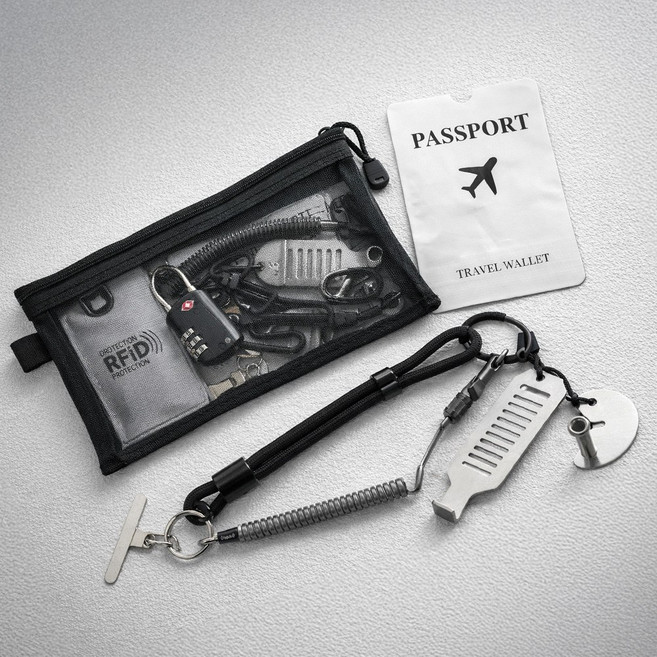 스내피 도난방지 여행 안전 용품 키트