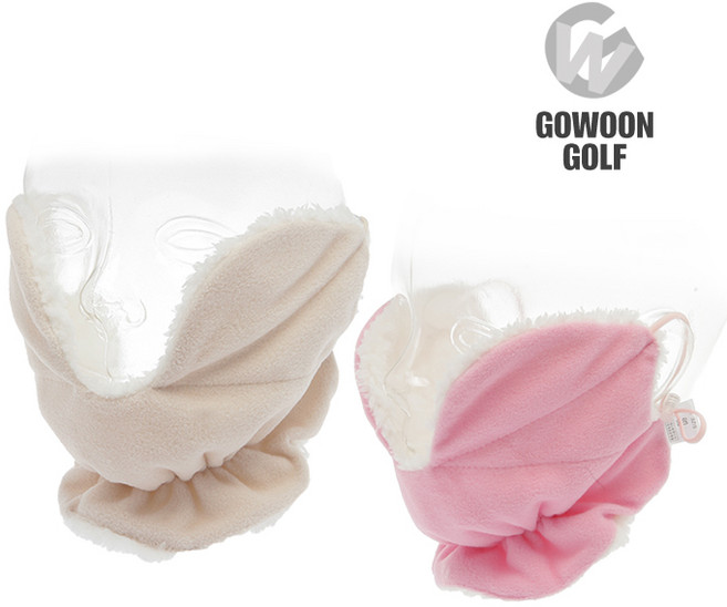 [고운골프] 겨울 방한 양털 마스크, AA 핑크, 1개, FFF