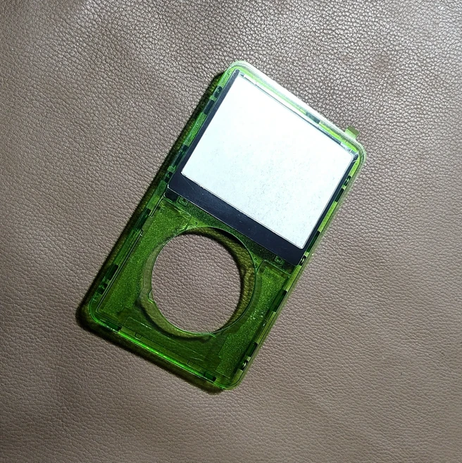 호환 아이팟 5세대 비디오 30GB 60GB 80GB 아이팟 A1136용 투명 투명 전면 케이스 커버, 03 Clear Green