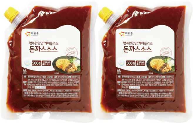 아워홈 아워키즈 돈까스소스, 500g, 2개