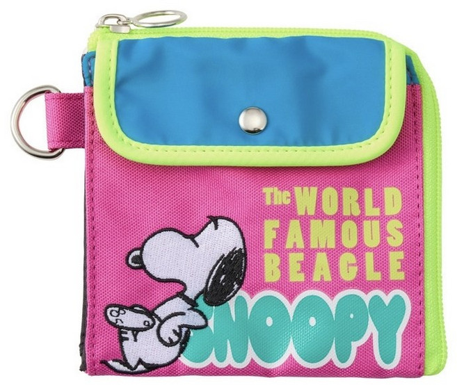 스누피 배색 카드 지갑 동전케이스 휴대용 캐릭터 소품