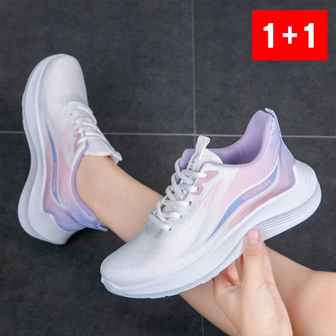 운동화 여성 배드민턴 경량 런닝 워킹 쿠션 스니커즈 실내