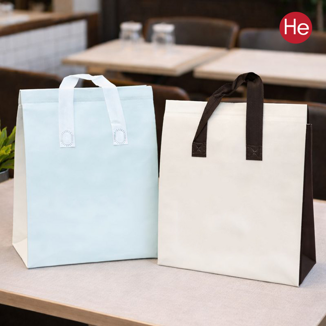 H 케이크 보냉가방 A~E호 부직포 일회용보냉백 휴대용 손잡이 보냉백, 1개, 양면테이프 E호