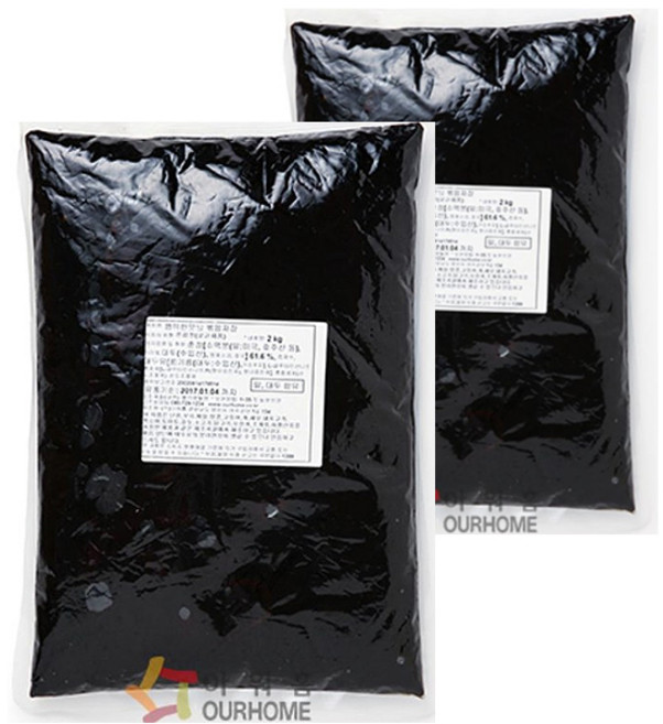 아워홈 볶음짜장소스 2kg, 2개