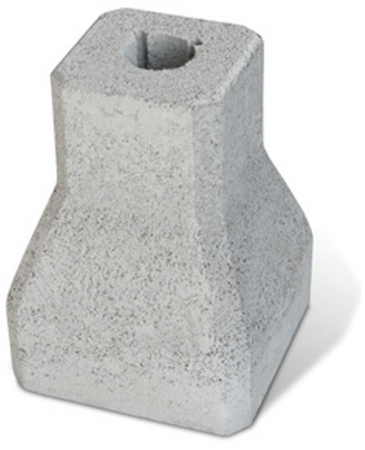 지주석 휀스스톤 10개 FSP234 구멍지름52 핀타입 주춧돌 받침대 세멘 휀스톤