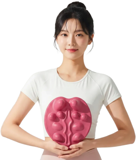 롤리롤리 전신 지압 스트레칭 마사지기, 로즈핑크, 1개
