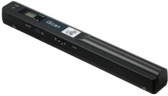 IScan 휴대용 미니 문서 스캐너 A4 책 JPG PDF 형식 300 600 900 DPI, 1) Black