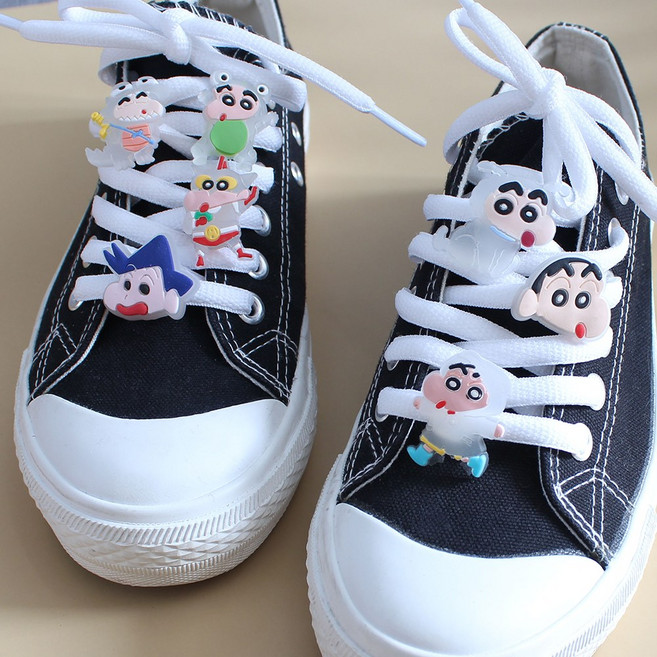 야광 못말리는 친구들 7p세트 슈즈참 신꾸 운동화 신발꾸미기 클립형 악세사리 파츠