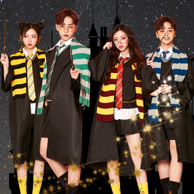 마법학교 반티세트 해리포터 코스프레 졸사컨셉 페스티벌 할로윈 의상