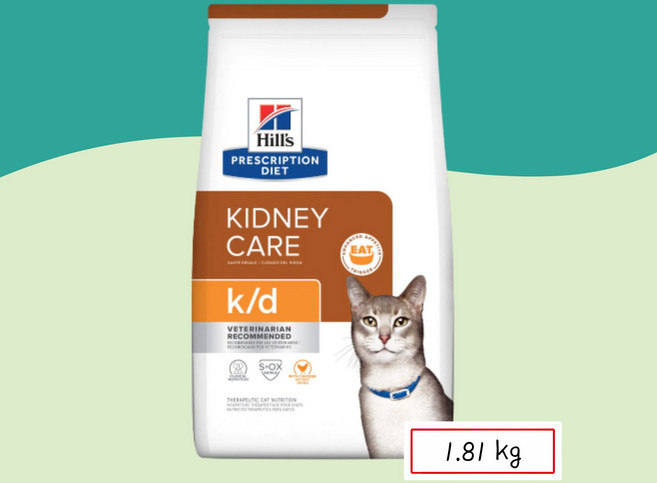 )당일발송( 힐스 캣 kd k/d 얼리 서포트 1.81kg 고양이 신장건강 처방식사료 kidney care with chicken early support, 1개