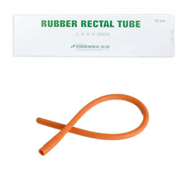 세운 렉탈튜브 10개 주입배액용 튜브카테터 장세척관장기 관장카테타 택1, 18FR