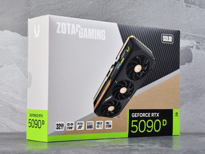 ZOTAC GAMING 顯示卡 32GB記憶體 SPECTRA燈效 雙BIOS FREEZE停轉技術, 黑, 1個, RTX5060 索泰(無顯示卡)