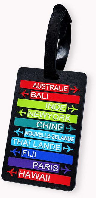 트래블킨 PVC 캐리어 네임택(이정표). 러기지택 TAG