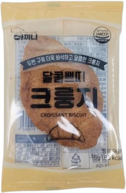 [얌얌마켓] 아끼니 달콤쁘띠 크룽지 박스, 1개, 540g