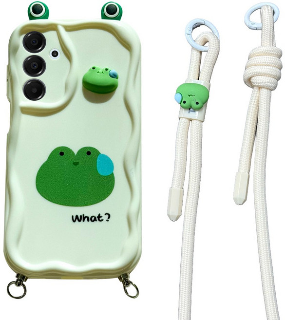 케바케 갤럭시 목걸이 키즈폰 데코덴 곰 토끼 개구리 휴대폰 케이스